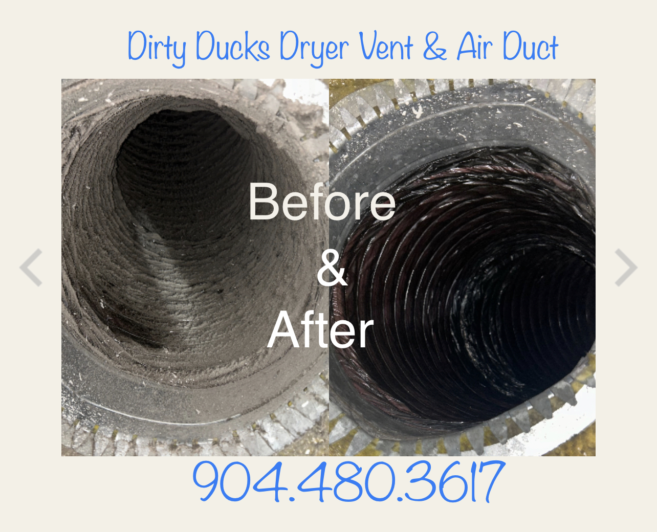 Gallery - $65 Dirty Ducks Dryer Vent & Air Duct Cleaning